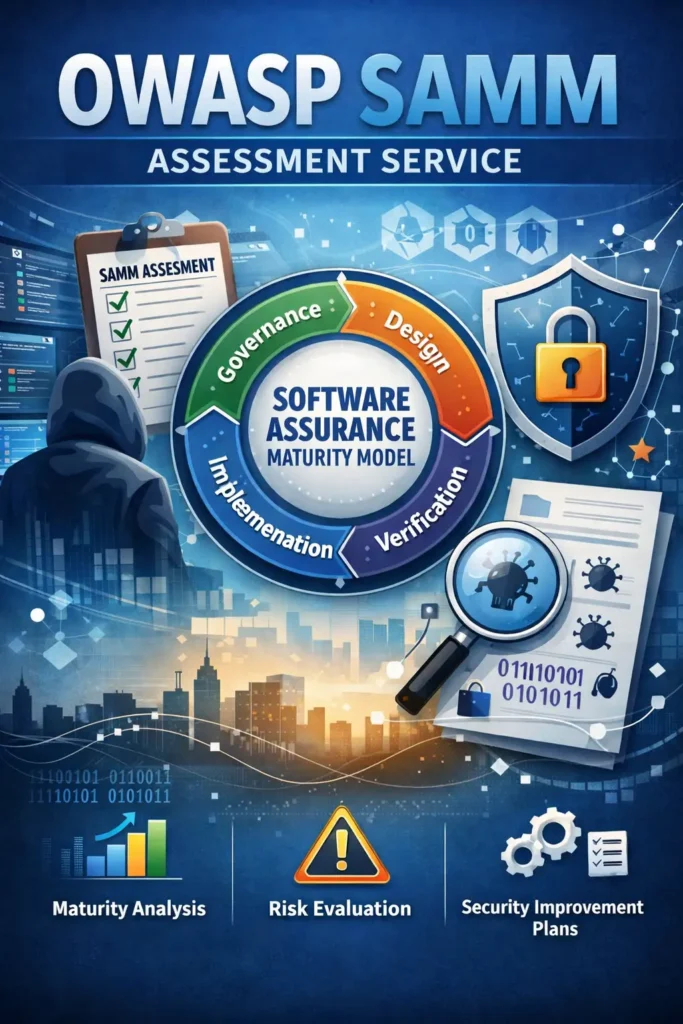 OWASP SAMM Assessment Service visual showing the Software Assurance Maturity Model